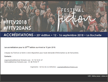 Tablet Screenshot of festivalfiction.tv